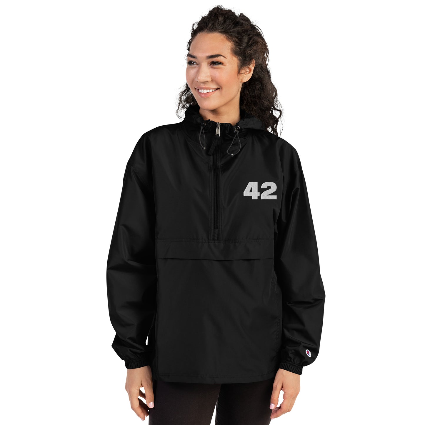# de galones estadounidenses por barril de crudo, Chaqueta plegable Champion bordada